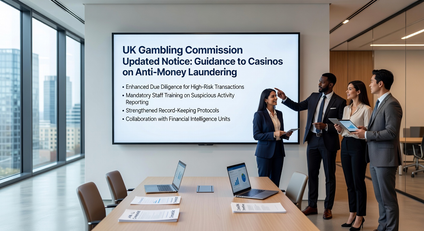 Casino floor with currency exchange booth and regulatory compliance documents, illustrating MSB oversight in action