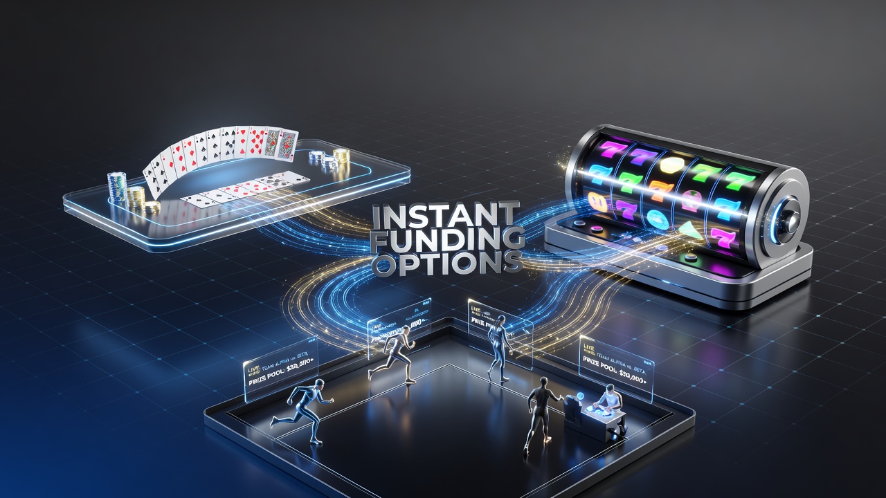 Mobile screen displaying connected balances across slots, tables, and live sports odds