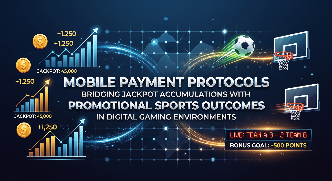 Mobile payment interface showing real-time jackpot accumulation linked to sports promotional outcomes in a digital gaming app