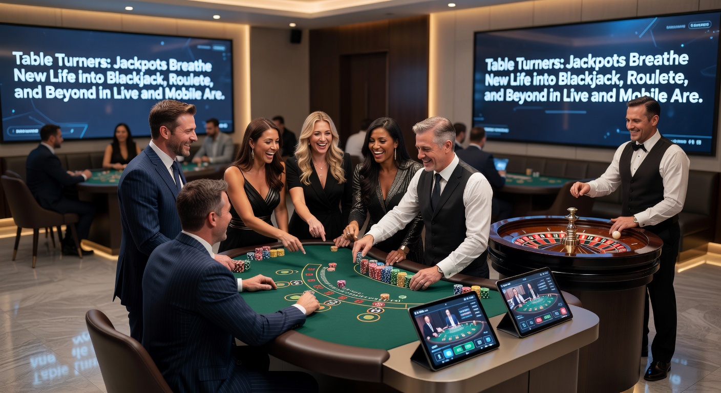 Dynamic live roulette wheel with lightning multipliers and a progressive jackpot display in a high-tech studio setting