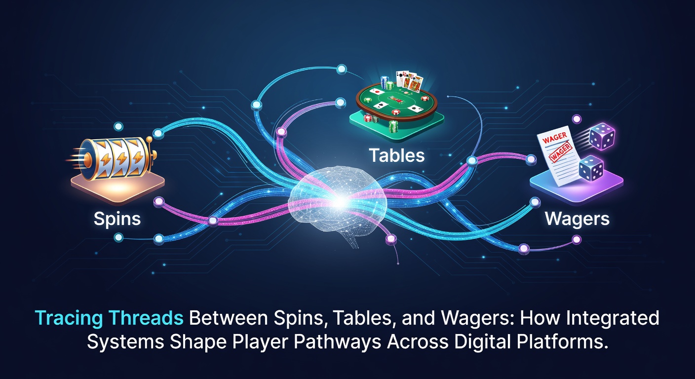Integrated casino platform dashboard showing connected slots, tables, and sports wagers